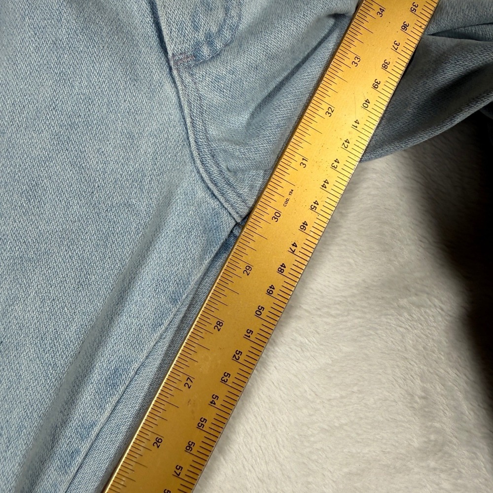 Wrangler Men Jeans Light Wash Straight Leg Denim Pants Size 36x30 Blue - Picture 12 of 13